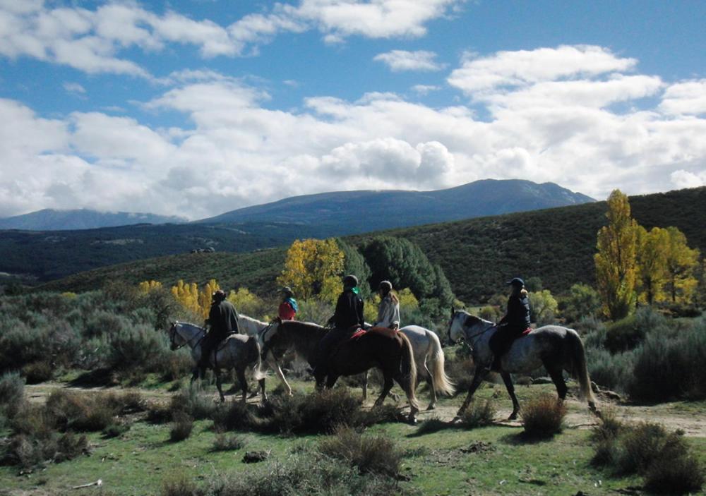 La Casona De Collado Guest House Hoyos del Collado ภายนอก รูปภาพ